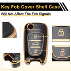 Car Key Case for Hyundai i10 i20 i30 i35 i40 ix20 ix25 ix30 ix35 ix55 (3 Buttons)