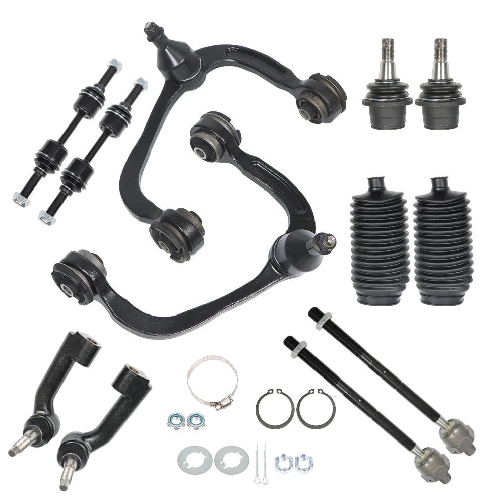 Set of 12 Front Control Arms Suspension Kit for Ford F-150 (2009–2014)
