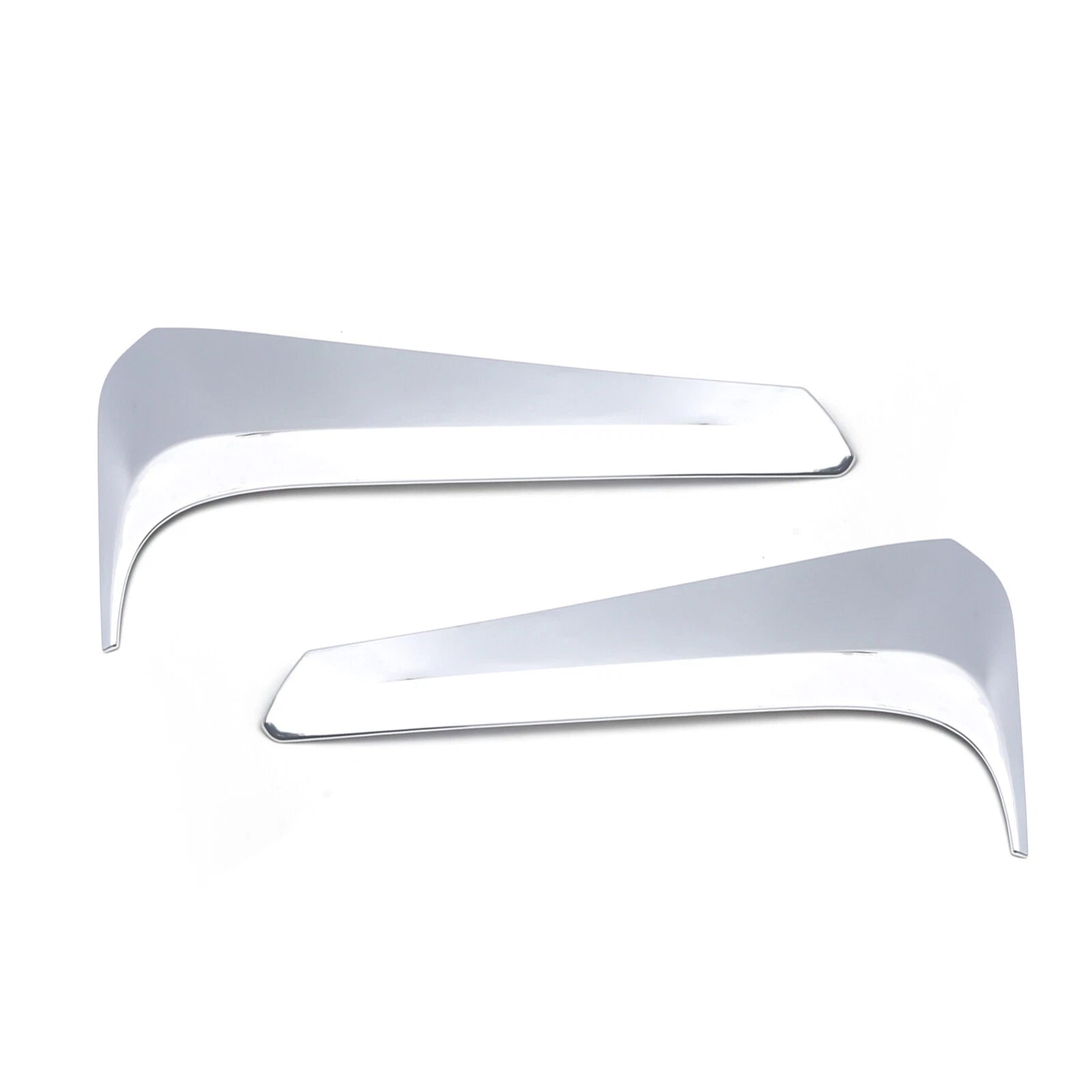 Chrome Rear Window Side Spoiler Wing Cover Trims for Toyota Highlander (2014-2019)