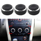3 x A/C Control Switch Knob Covers for Mazda 3 M3 (2004-2009)