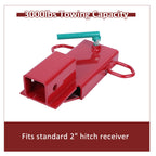 Clamp On Forklift Trailer Hitch 2" Receiver Towing Adapter