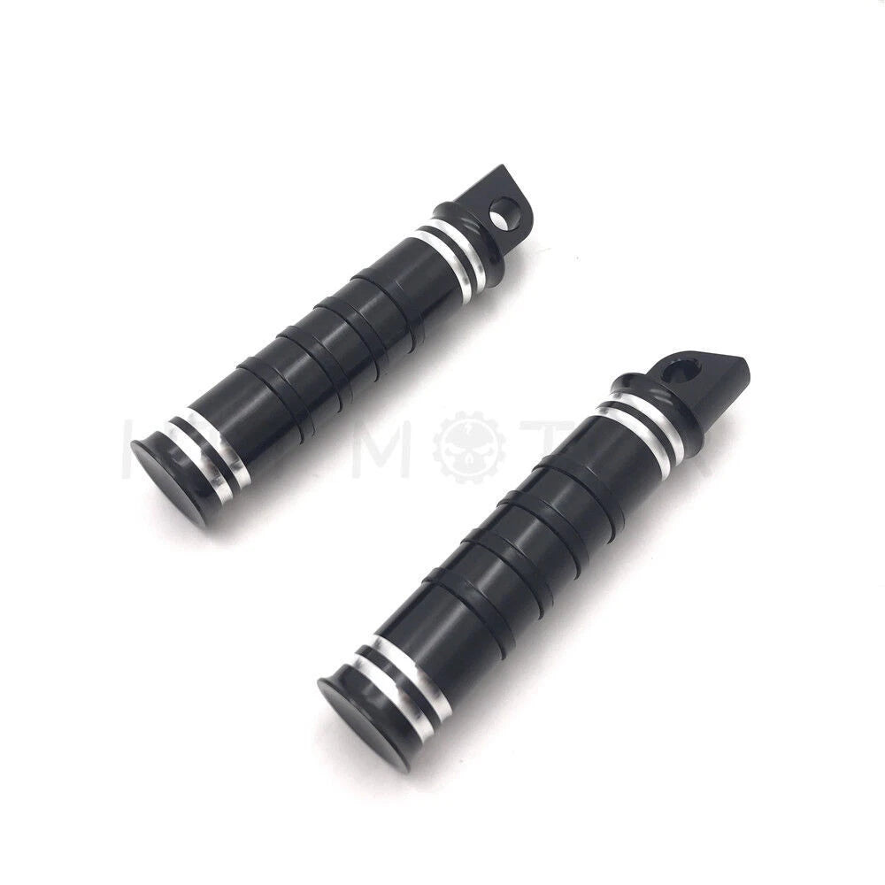 CNC Edge Cut Foot Pegs for Harley Touring Sportster Dyna Softail