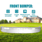 Chrome Steel Front Bumper Face Bar for Chevy Express/GMC Savana (2003–2025)