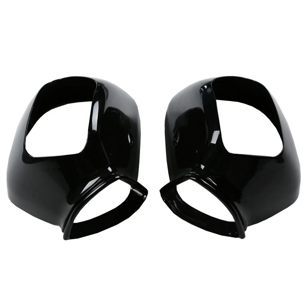 Black Rear View Mirror Case Covers for Honda Goldwing GL1800 (2001-2017)