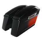 Hard Saddlebag for Harley Street Glide (2014–2024) Sunset Orange/Black Fade