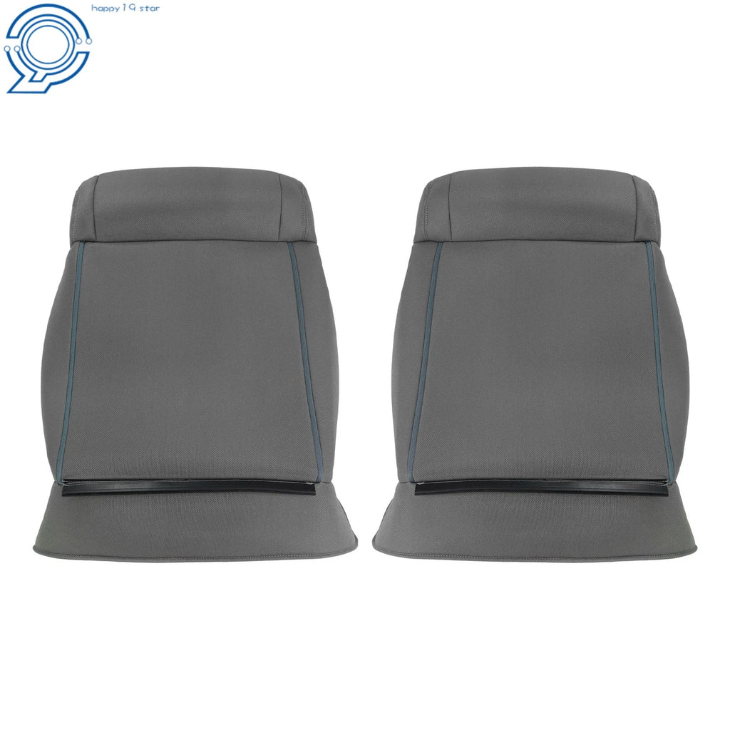 Upper Seat Back Covers for Jeep Wrangler (2007-2012) - Gray Knit Fabric