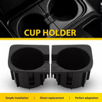 Set of 2 Center Console Cup Holder Inserts for Toyota Tacoma (2005–2017)