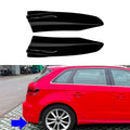 Gloss Black Rear Side Splitter Spats for Audi A3 S-Line S3 (2013–2016)