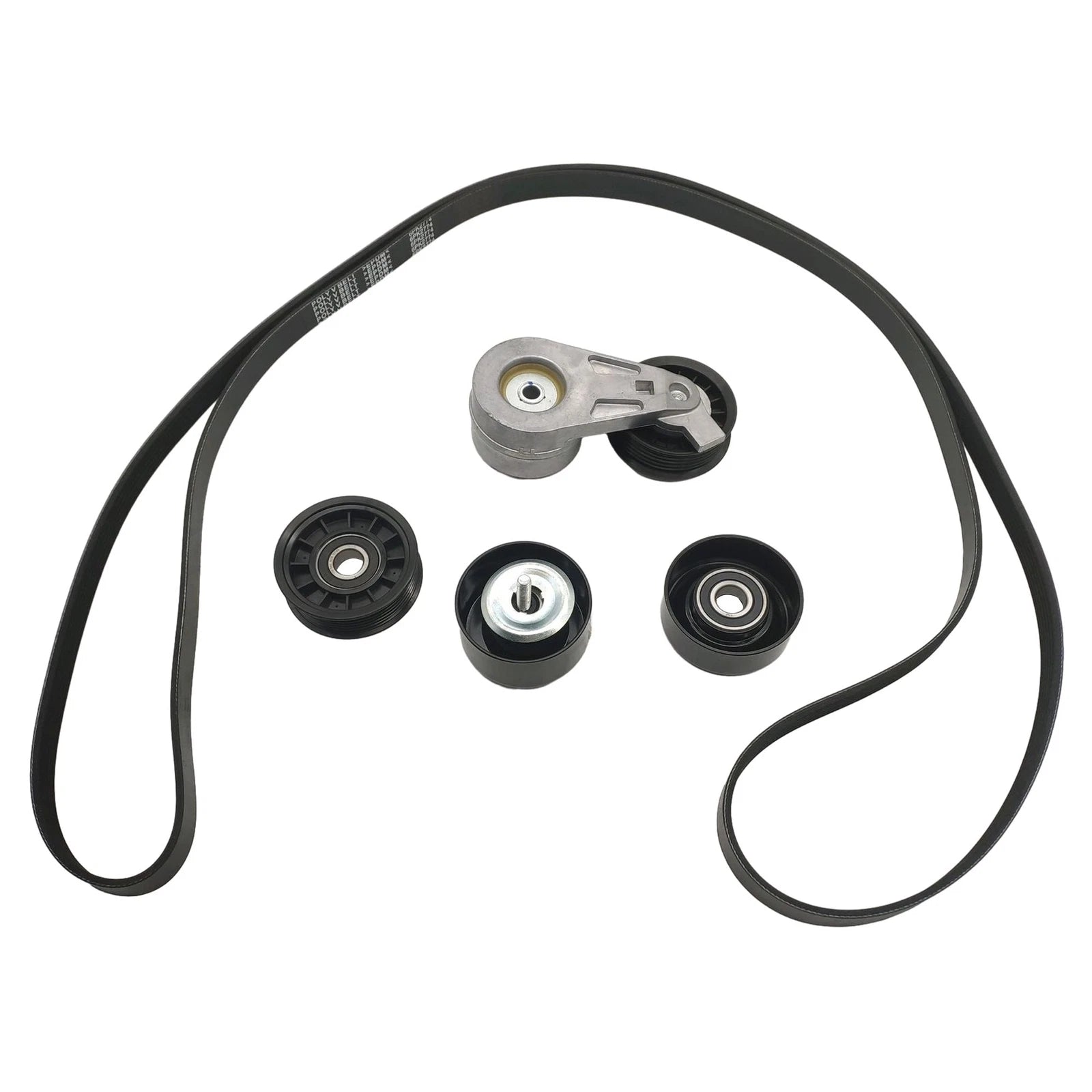 Serpentine Belt Tensioner Pulley Kit for Chevy Malibu Impala (2008–2012)