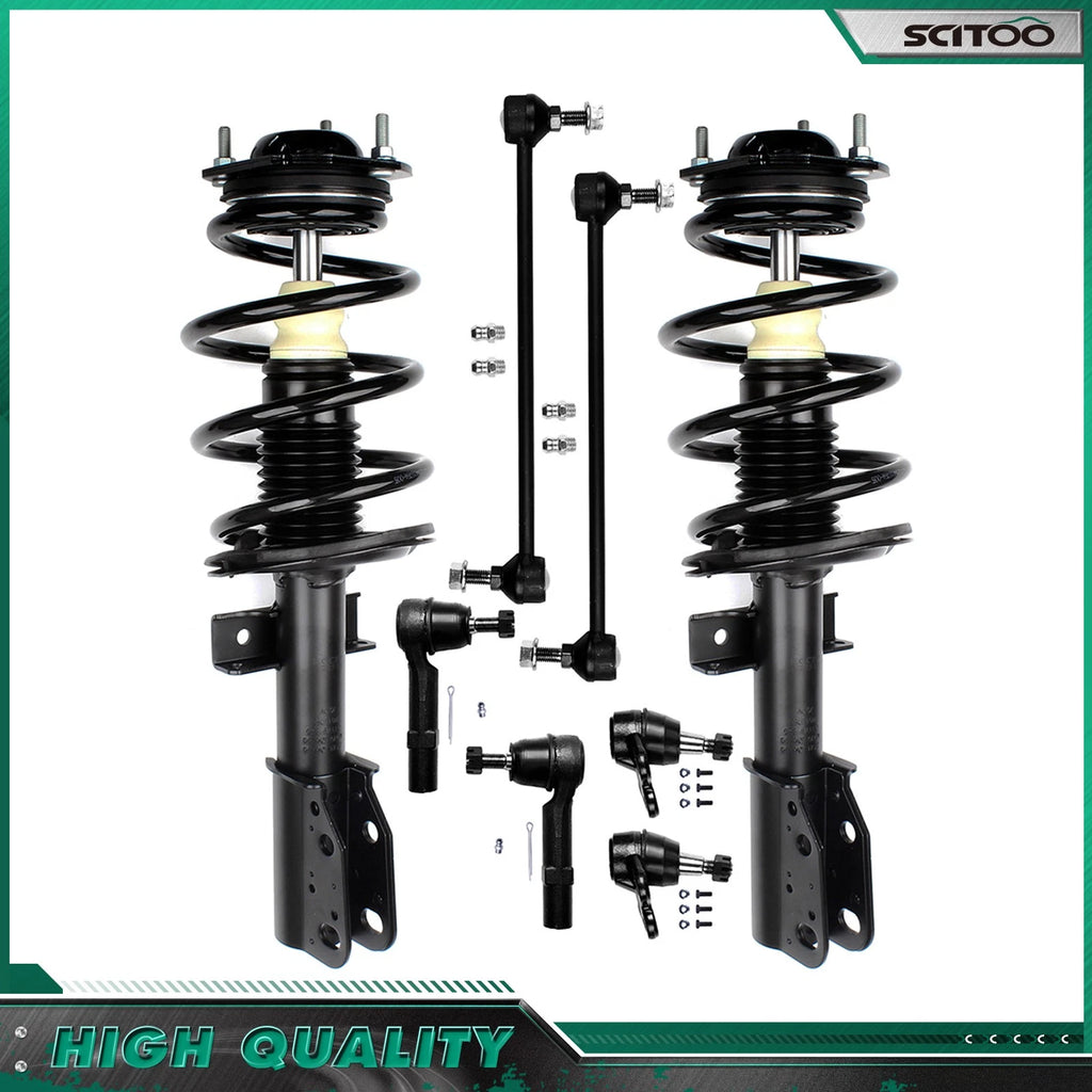 Front Struts & Sway Bar End Link Kit for Chevrolet Traverse (2009–2017)
