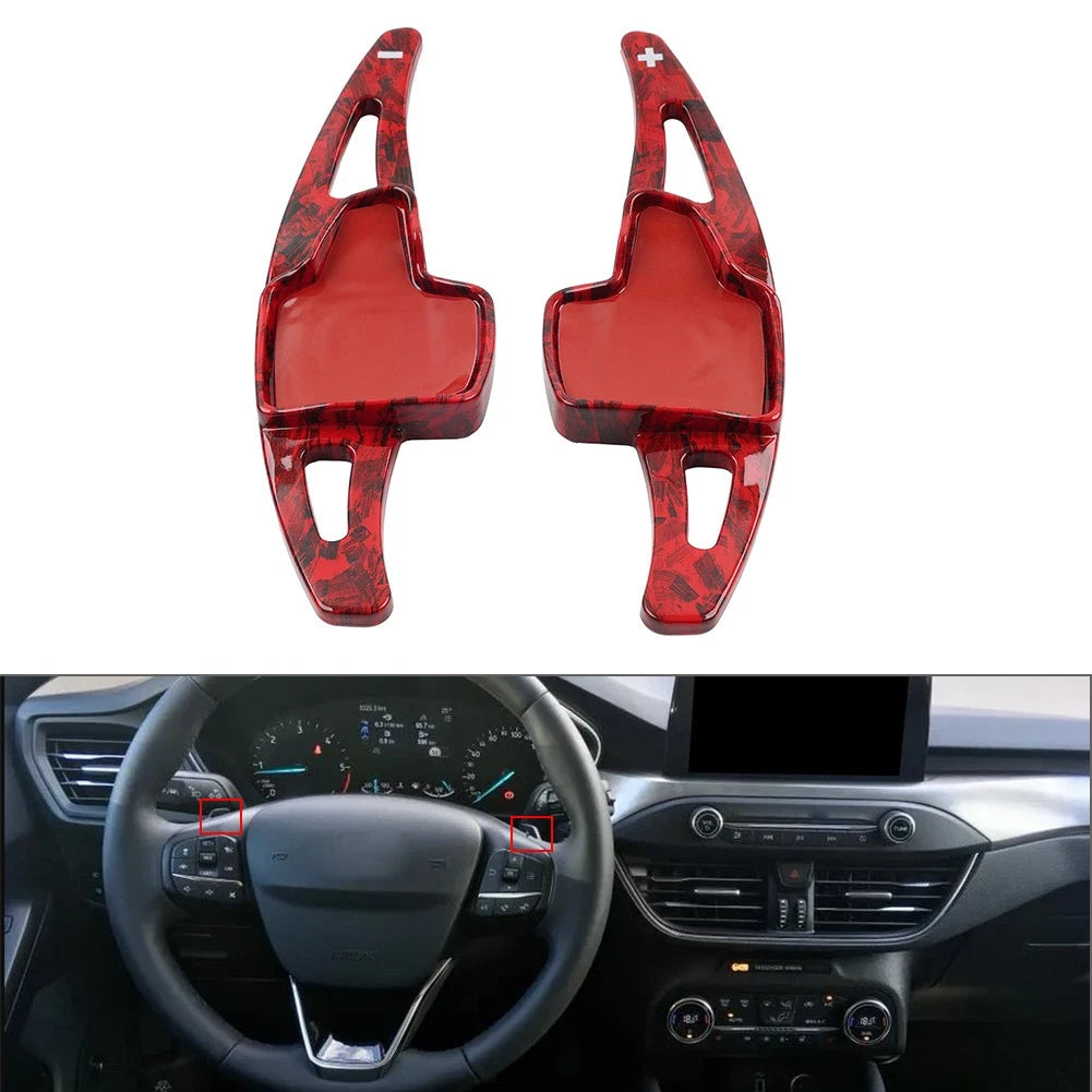 Steering Wheel Shifter Paddle Extension for Ford Focus Ecosport Escape Kuga