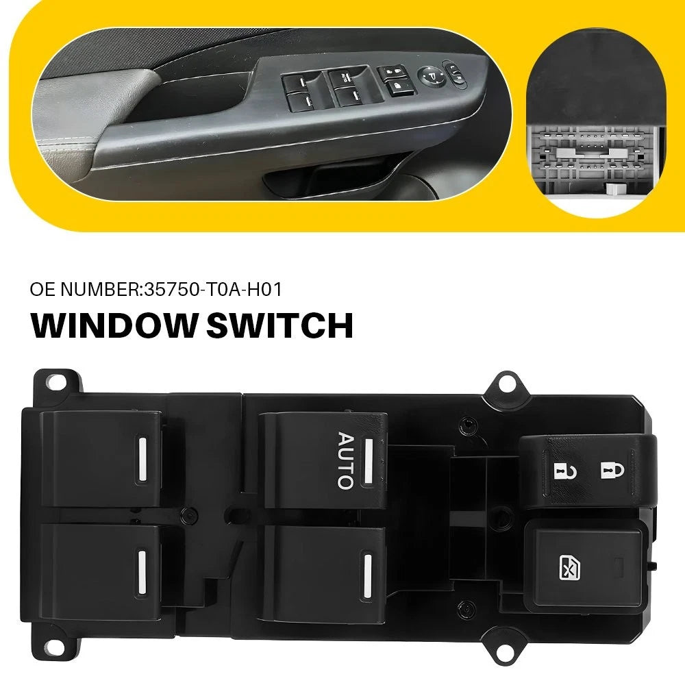 Electric Master Window Control Switch for Honda CR-V (2011–2013)