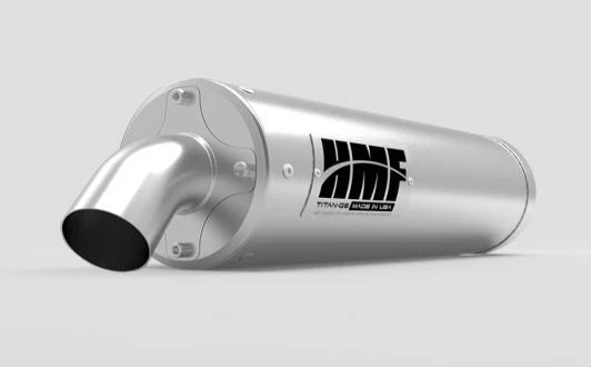 HMF Titan Quiet Series Slip On Exhaust for Yamaha Kodiak 700 (2016–2023)
