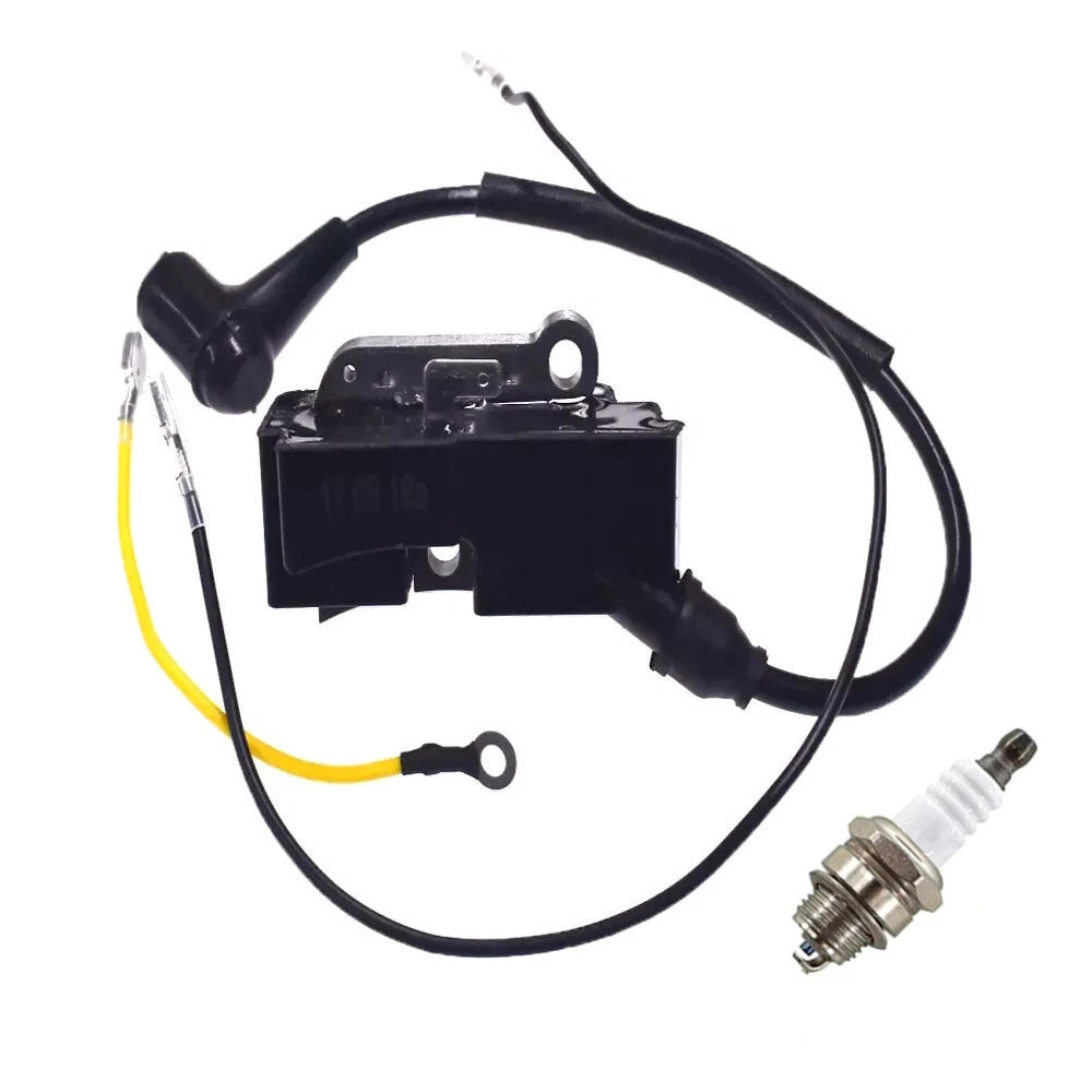 Ignition Coil Spark Plug Kit for Husqvarna 350 357 359 365 371 372 K750 K760