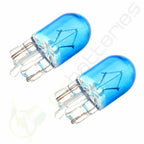 10Pcs Blue Wedge Halogen Bulbs T10 W5W 194 168 158 for Side Marker/Clearance