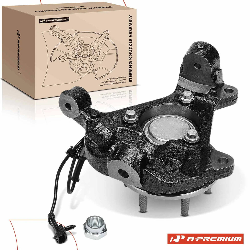 Front Right Steering Knuckle & Hub Bearing for Chevy Silverado 1500 (2007â2018)
