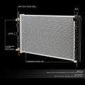 Aluminum Core Radiator DPI-2864 for Pontiac G5/Chevy Malibu (2006–2012)