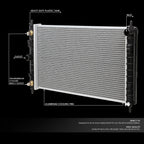 Aluminum Core Radiator DPI-2864 for Pontiac G5/Chevy Malibu (2006–2012)