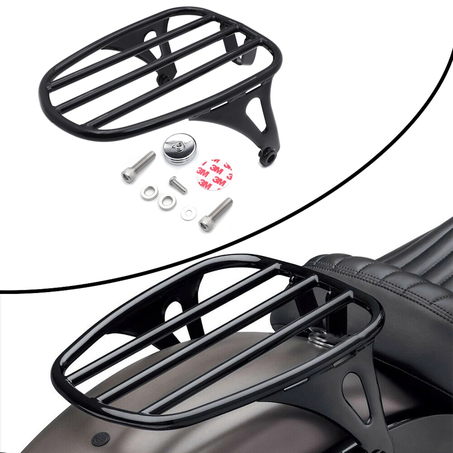 Solo Seat Luggage Rack for Harley Softail FLSL FXBB (2018–Present)