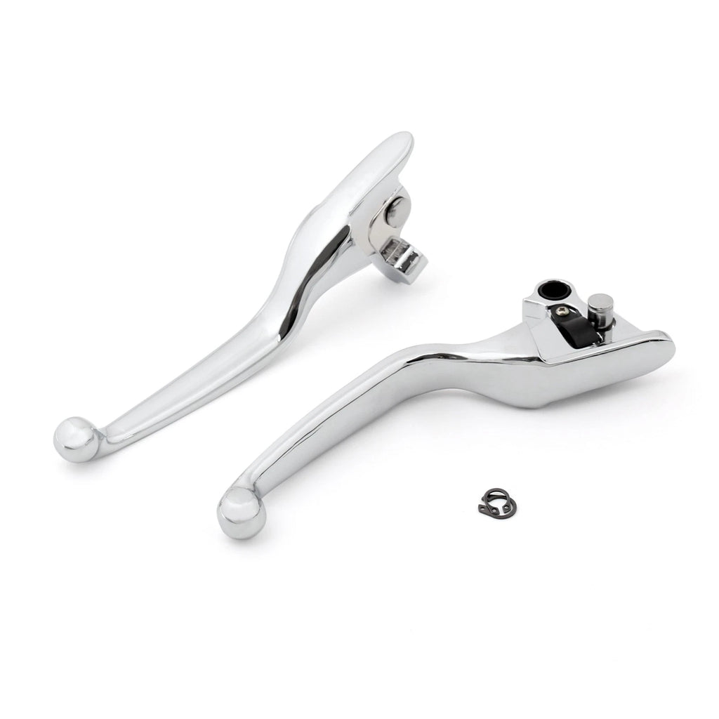 Chrome Clutch & Brake Levers for Electra Glide Classic FLHTC (2008–2013)