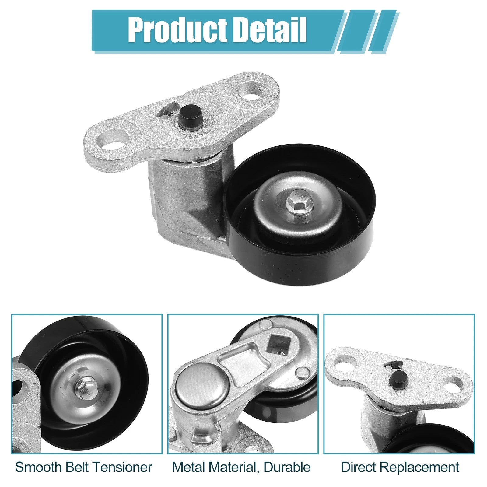 Drive Belt Tensioner Pulley 12580196 for Cadillac Chevy Silverado GMC 