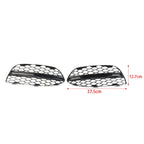 Bumper Fog Light Grilles Cover for Mercedes Benz C Class (2015–2018)