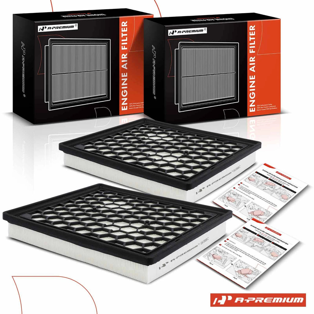 2X Engine Air Filter for Chevrolet Malibu Impala Buick LaCrosse Regal (2010–2020)