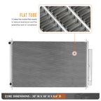 A/C Condenser for Honda Pilot (2009–2015) OE Style Aluminum