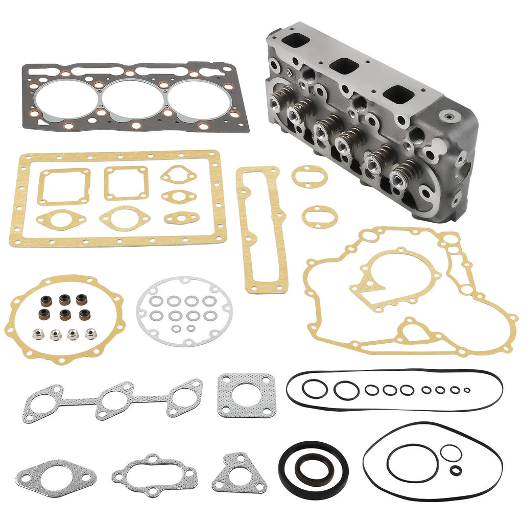 Complete Cylinder Head Assembly w/ Gaskets for Kubota RTV1100 (2007–2019)