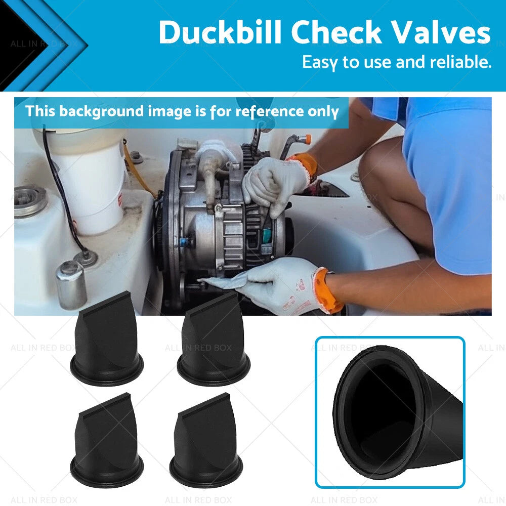 Duck Bill Valve Kit 1-1/2 for SeaLand Dometic VacuFlush (385310076)