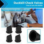 Duck Bill Valve Kit 1-1/2 for SeaLand Dometic VacuFlush (385310076)
