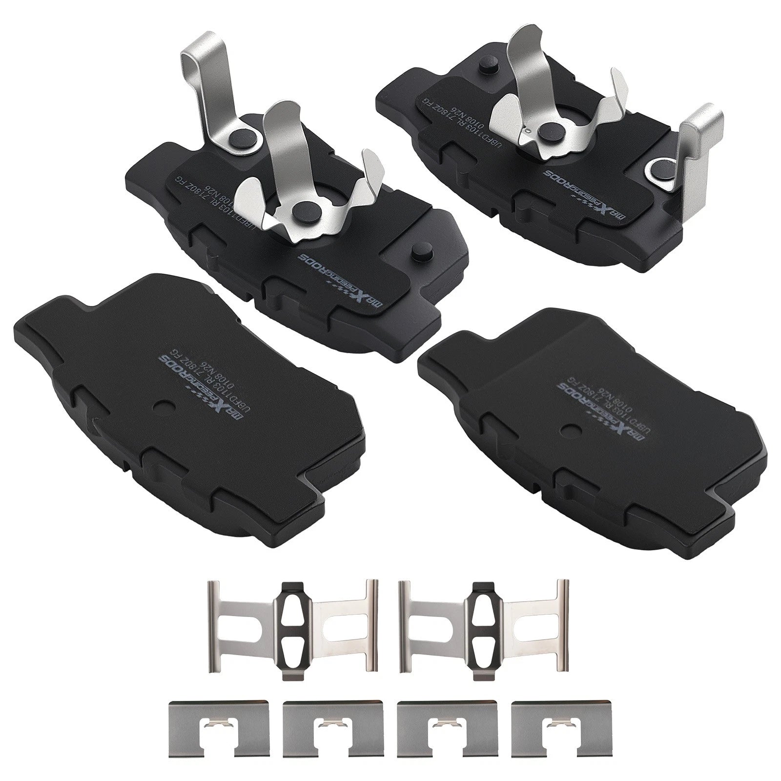 Set of 4 Rear Ceramic Brake Pads for Acura RDX (2010–2018) Honda CR-V (2005–2016)