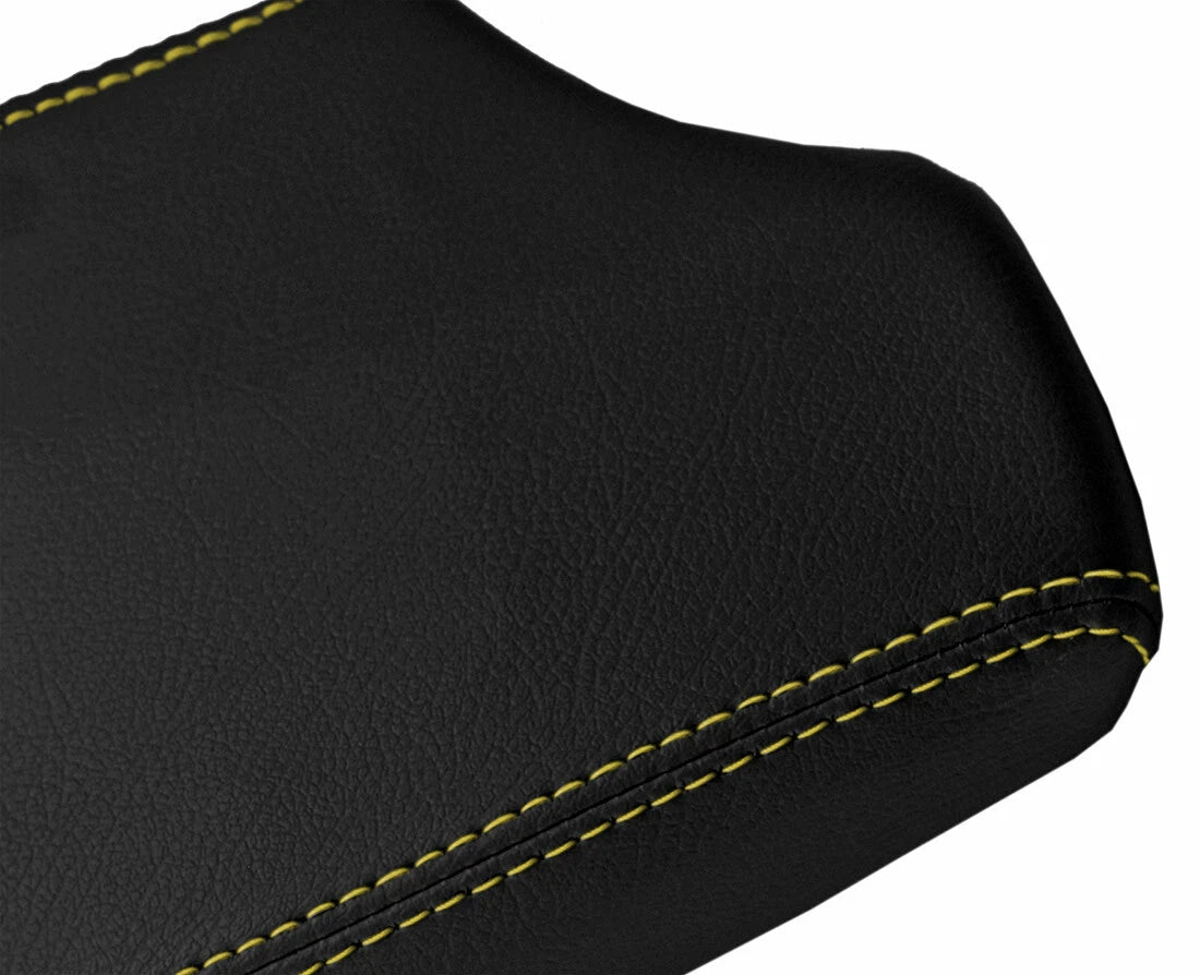 Console Lid Pull Over Cover for BMW E81 E82 E87 (2004–2013) Yellow Stitch