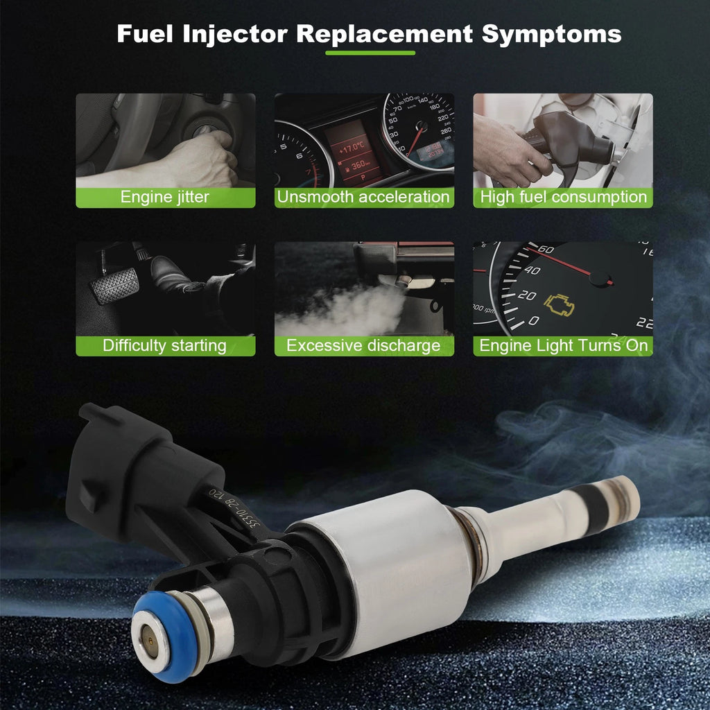 Set of 4 Fuel Injectors for Hyundai Sonata, Veloster, Kia Forte, Forte5 1.6L Turbo