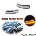 Dynamic Amber LED Side Mirror Marker Signal Lights for Nissan Altima (2007–2013)