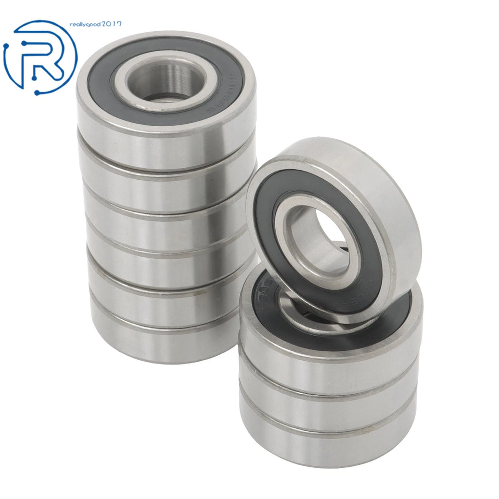 Set of 10 Ball Bearings for Various Models (25x62x17mm) Double Rubber Seals