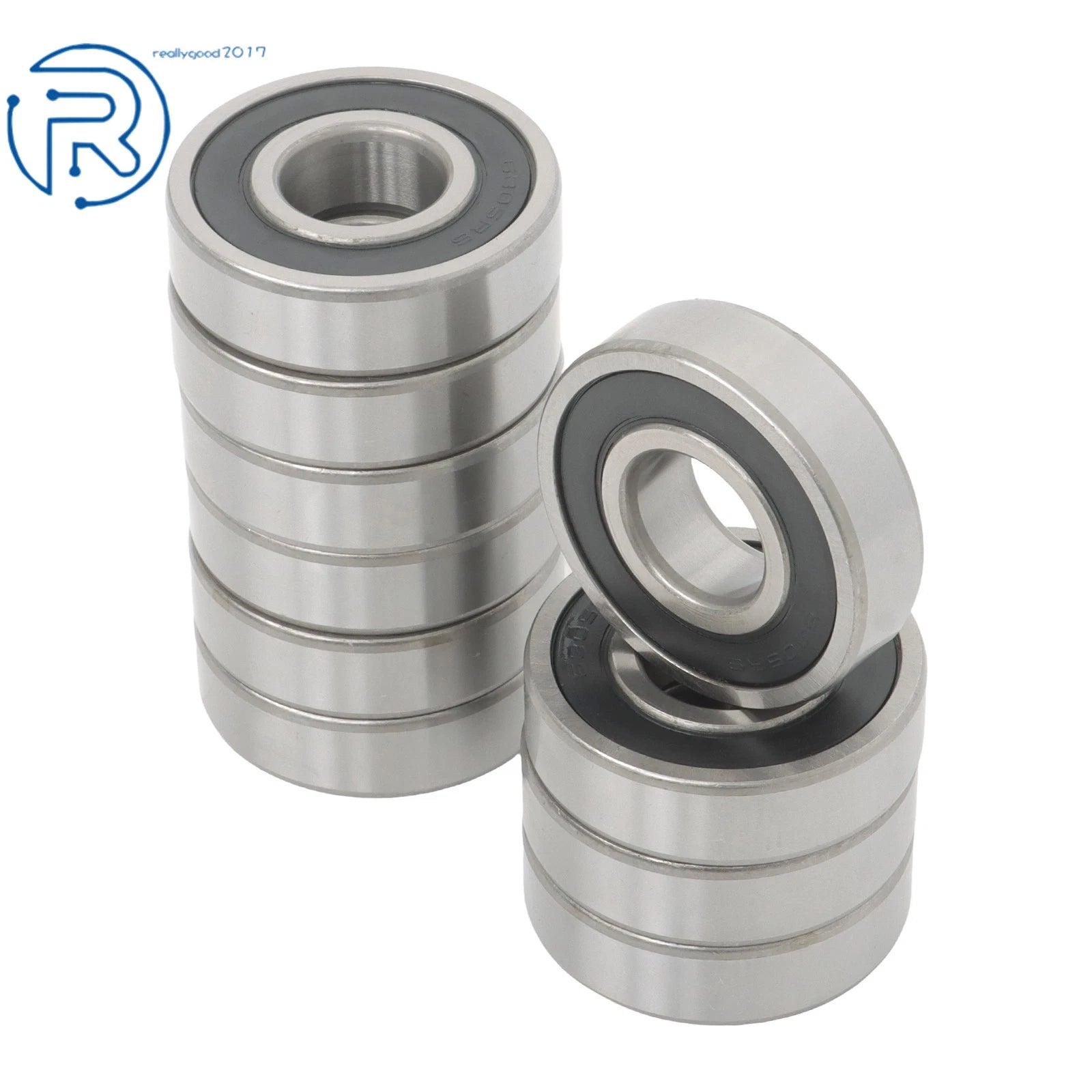 Set of 10 Ball Bearings for Various Models (25x62x17mm) Double Rubber Seals