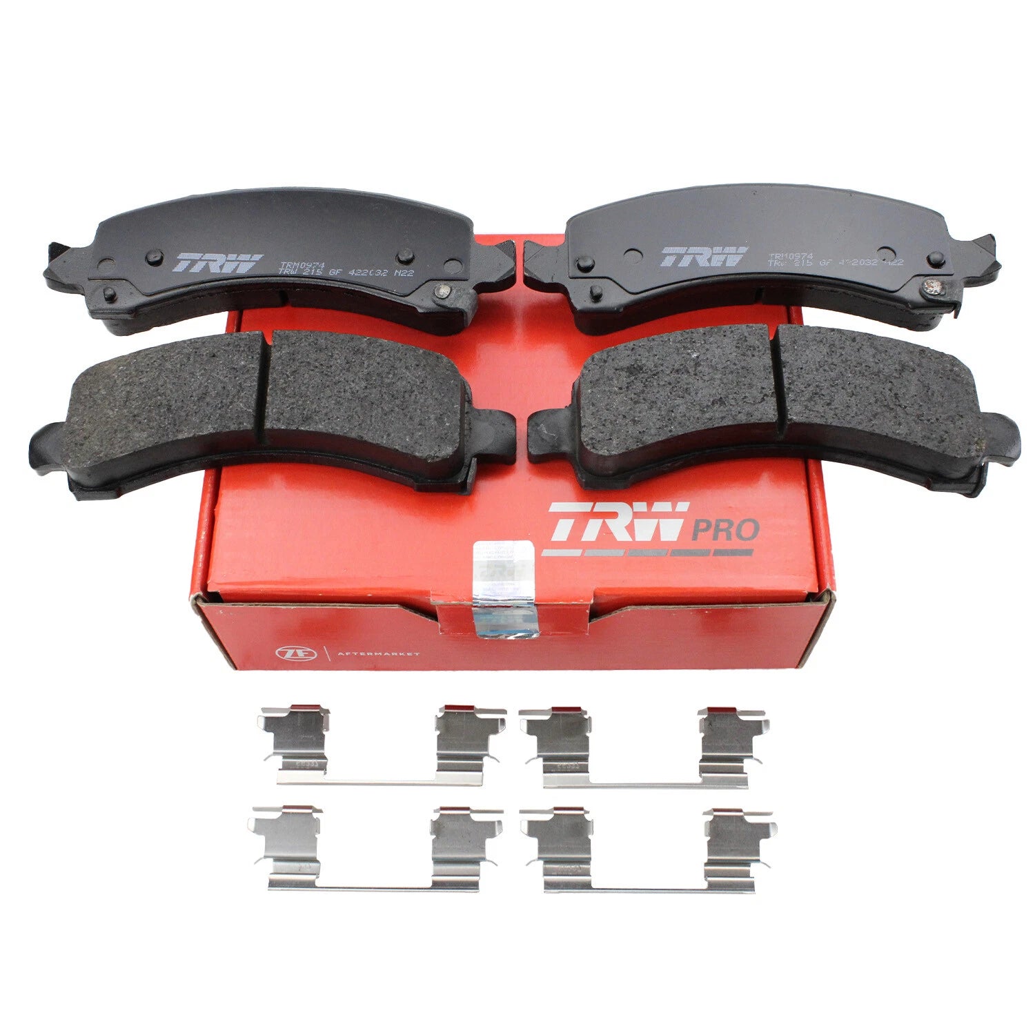 Set of 4 TRW Pro Rear Metallic Brake Pads for Chevy Express 2500 GMC Savana 3500
