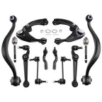 12x Front Lower Control Arms Ball Joints Tie Rods for Ford Fusion Mercury Milan (2006–2012)