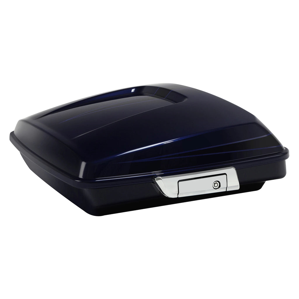 Razor Trunk for Harley Street Glide (2014–2023) Zephyr Blue/Black Sunglo