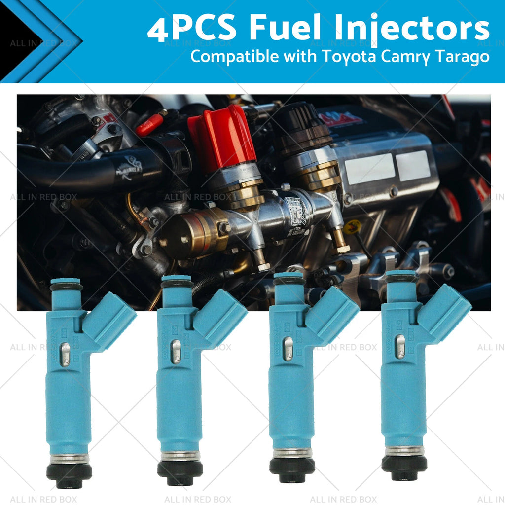 Set of 4 Fuel Injectors for Toyota Camry Tarago Avensis Verso 2AZ-FE (2000–2011)