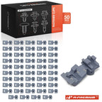 Tailgate & Door Lock Rod Latch Retainer Clips for Chevy Ford (4mm, 50 Pack)