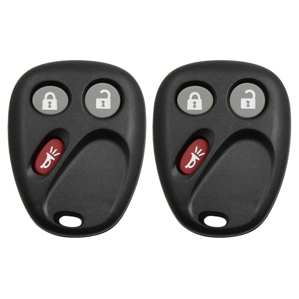 2X Keyless Entry Fob Remote Case Replacement for Chevrolet (21997127)
