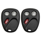 2X Keyless Entry Fob Remote Case Replacement for Chevrolet (21997127)