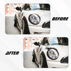Black Eyelashes Decoration Decal for Pair Car Headlight Fog Light (2020-2026)