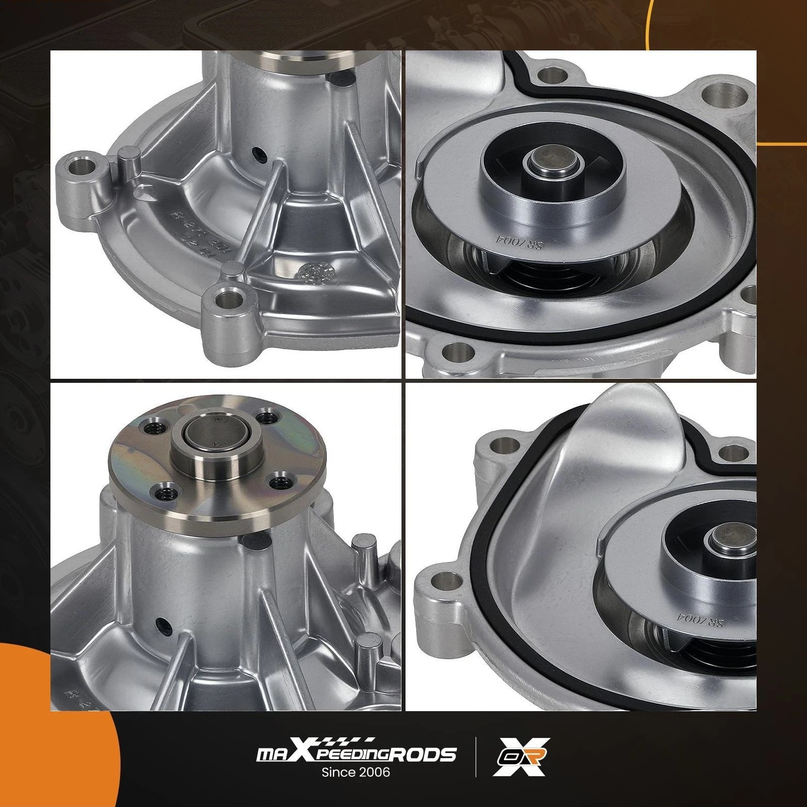 Water Pump for Mercedes-Benz C250 1.8L W205 (2012–2015) Aluminum Housing