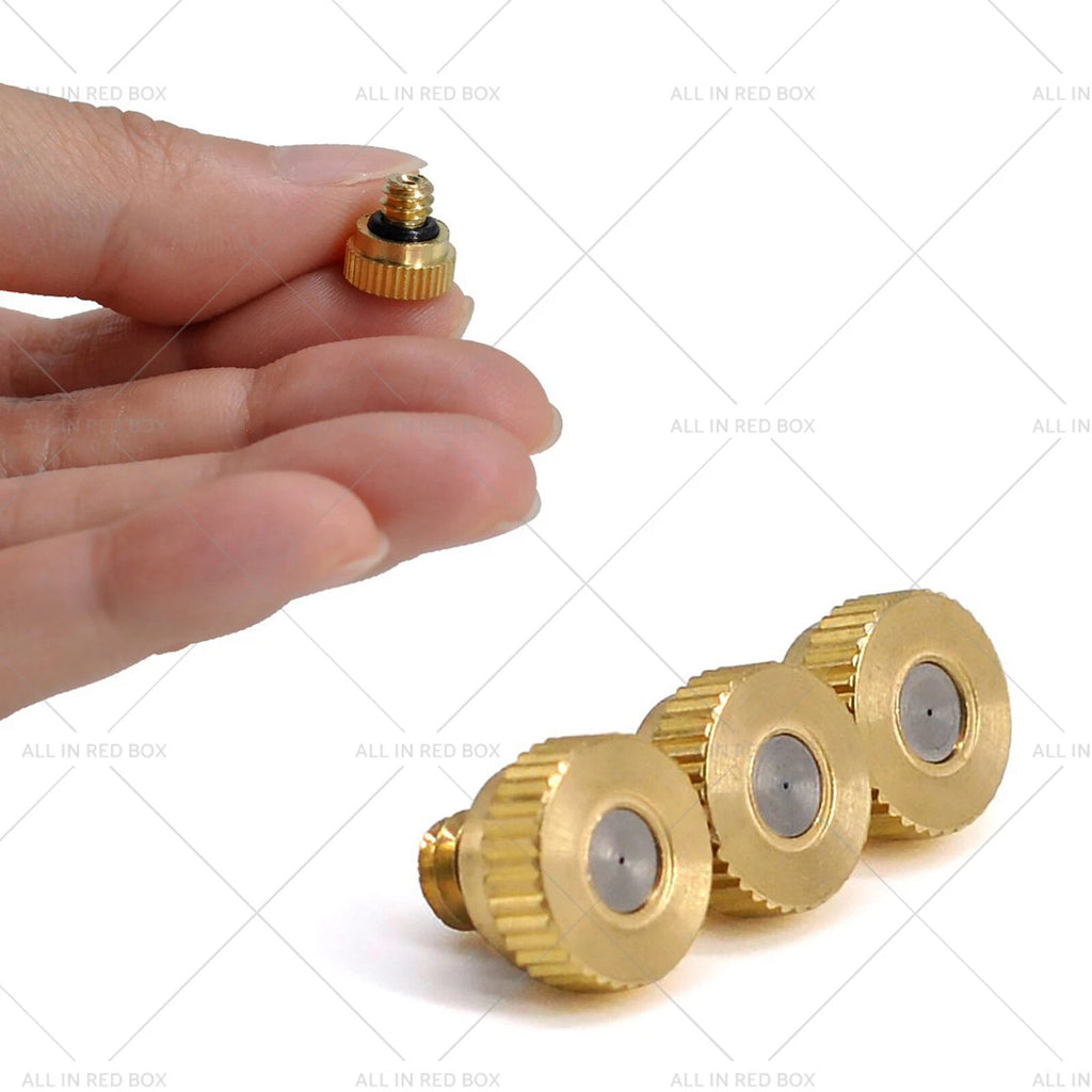 50pcs Cooling System Misting Nozzles 0.024" Brass for Universal Use