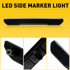 4X Smoked LED Front Rear Side Marker Lights for GMC Sierra 2500 3500HD (2020â2023)