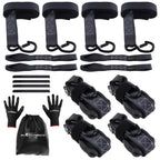 Ratchet Tie Down Straps 1.6in x 8ft (4 Pack) for Truck  (2018–2024)