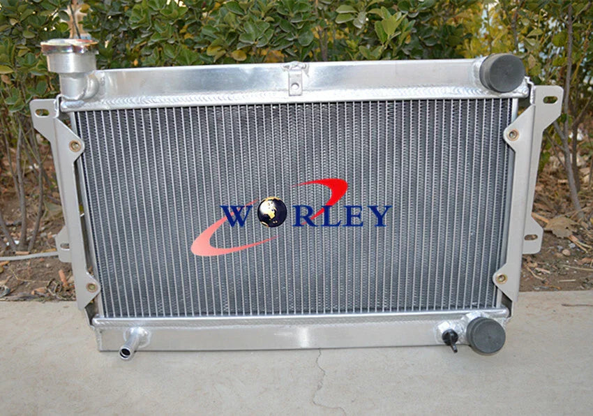 52mm Aluminum Radiator & Fans for Mazda R100 Familia (1968-1978)